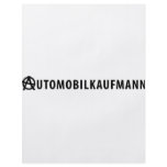 Automobilkaufmann icon flyer design