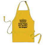 Automotive electrician aprons