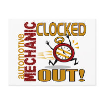 Automotive Mechanic Clocked Out