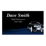Automotive Sales & Service Business Cards