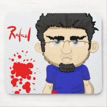 Autoretrato Sangue Mouse Pads