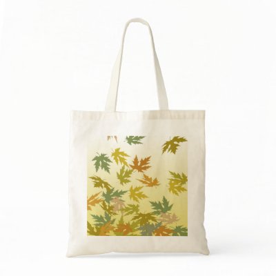Autum Leaves Tote Bags by thenaturalgift