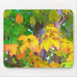 autum leaves mouse mat