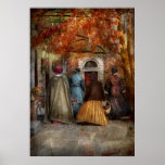 Autumn - A walk downtown Print