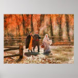 Autumn - A walk in the countryside Print