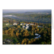 Autumn Aerial of the National Conservation Trainin Greeting Cards