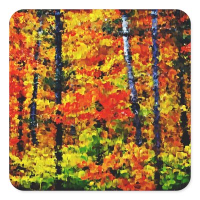 Autumn Afternoon #2 - Painting Art Stickers by NhanNgo