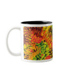 autumn ashberry leaves mugs