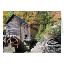 Autumn at Babcock State Park Card
