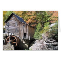 Autumn at Babcock State Park Greeting Cards