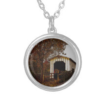 Autumn at Centennial Covered Bridge Necklaces