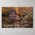 Autumn  At The Grist Mill  Print