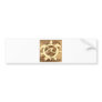 Autumn-BG-Turtle Bumper Sticker