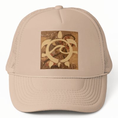 Autumn-BG-Turtle Mesh Hat by Deepsy