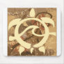 Autumn-BG-Turtle Mouse Pad