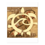 Autumn-BG-Turtle Post Card