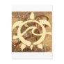 Autumn-BG-Turtle Post Card
