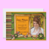 Autumn Birthday invitations
