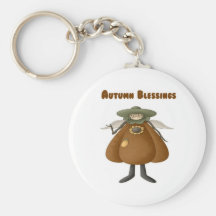 Autumn Blessings 2 Keychain