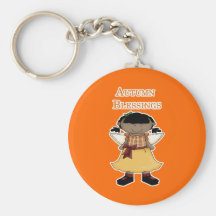Autumn Blessings Keychain