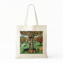 Autumn Books Tote Bag