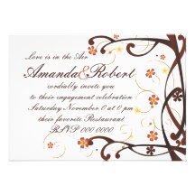 Autumn Breeze Personalized Announcement