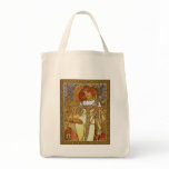 "Autumn" by Alphonse [Alfons]  Mucha Canvas Bag
