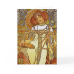 "Autumn" by Alphonse [Alfons]  Mucha Card