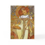 "Autumn" by Alphonse [Alfons]  Mucha Card