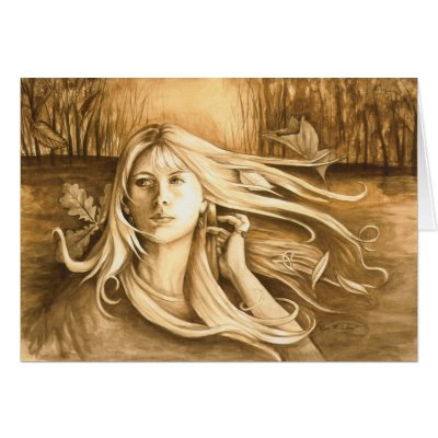 "Autumn" Greeting Card by MaryMcandrew