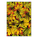 autumn chestnut leaves cards