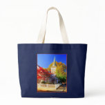 Autumn Church Canvas Grocery Tote Tote Bag