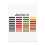 Autumn colour chart