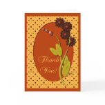 Autumn Colours Thank You Greeting Cards