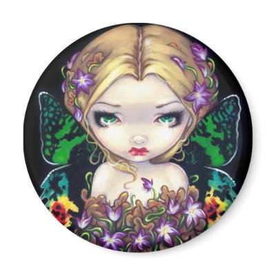 "Autumn Crocus Fairy" Magnet by strangeling