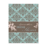 Autumn Damask BRS Invitation Postcard B