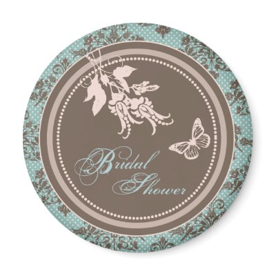 Autumn Damask BRS Magnet 2 by BridesRequest