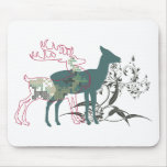 autumn deer mouse pads