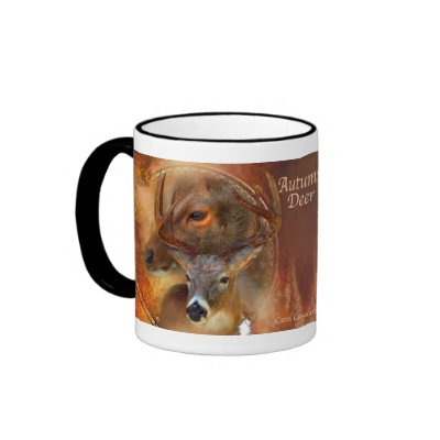 Autumn Deer Mug by romanceworks