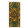 Autumn Delight Kaleidoscope Art 3 Customized Rack Card