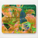 "Autumn Dreams" Orange Lillies Mousepad