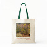 'Autumn Dreams' Quotables Budget Canvas Tote Bag