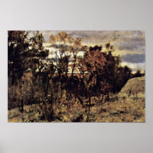 Autumn Evening Domotkanowo By Serow Walentin Alexa Posters