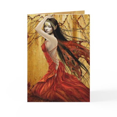 Autumn Fairy Card by hiddenrealms