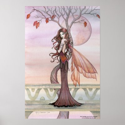 Autumn Fairy Poster by Molly Harrison