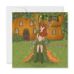 Autumn Fairy Pumpkin Cottage invitations