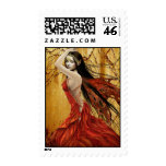 Autumn Fairy Stamp