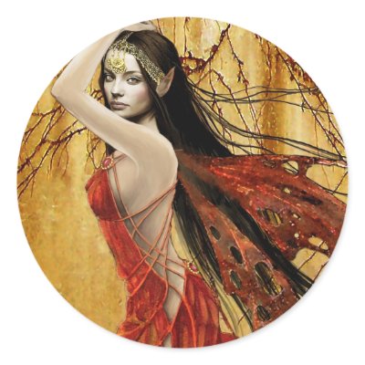 Autumn Fairy Sticker by hiddenrealms