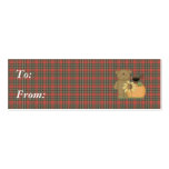 autumn fall teddy bear cutie business card templates