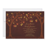 Autumn / Fall Trees Wedding Invitation